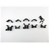 Image 1 : ASSORTED WEAVER SCOPE RINGS LOT