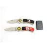 Image 2 : NASCAR DALE EARNHARDT AND DALE EARNHARDT JR. COLLECTABLE FOLDING KNIVES AND TINS LOT
