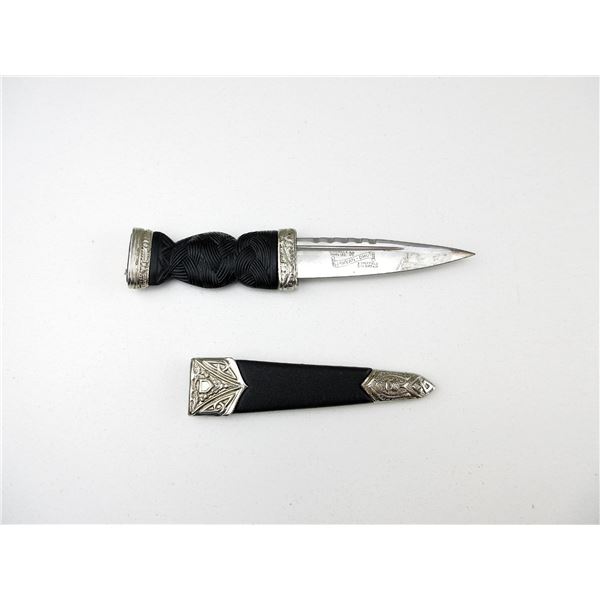 J. NOWILL & SONS SCALLOPED BACK BLADE SKEAN DHU