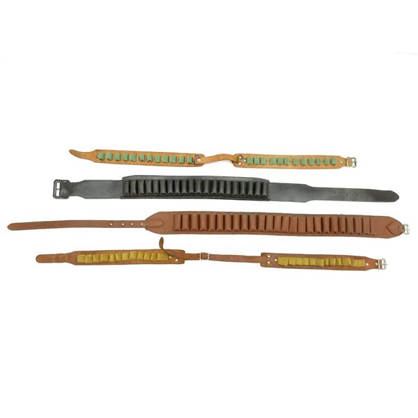 ASSORTED SHOTGUN AMMO BELTS LOT