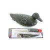 Image 1 : WOODEN DUCK DECOY AND FILLET KNIFE LOT
