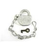 Image 2 : COLLECTABLE ANTIQUE "CNR" RAILWAY LOCK AND KEY