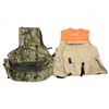 Image 2 : CABELA'S UPLAND VEST, SIZE LARGE AND TURKEY VEST WITH SEAT LOT