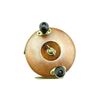 Image 1 : VINTAGE WOODEN 6" FLY FISHING REEL