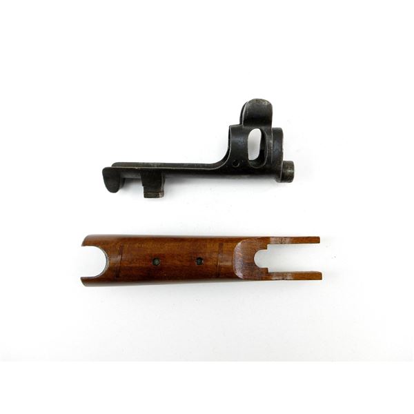 BRITISH LEE ENFIELD NO.1 MKIII NOSE CAP AND REAR HANDGUARD LOT