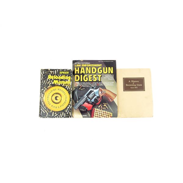 ASSORTED FIREARMS AND RELOADING BOOK LOT