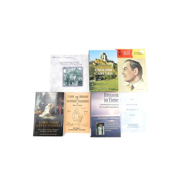 ASSORTED GUN / WORLD HISTORY / ETC. BOOK LOT