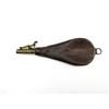 Image 2 : VINTAGE LEATHER SHOT / POWDER FLASK