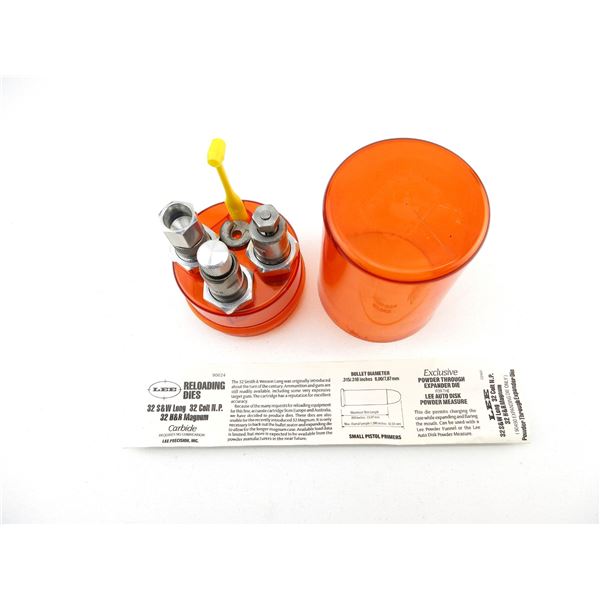LEE .32 S&W LONG, .32 COLT N.P. AND .32 H&R MAG CARBIDE RELOADING DIES