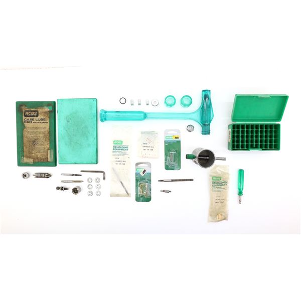 ASSORTED RCBS RELOADING ACCESSORIES LOT