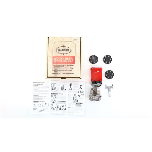 LEE AUTO DISK POWDER MEASURE, ETC. LOT