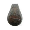 Image 3 : ANTIQUE BRASS PISTOL POWDER FLASK