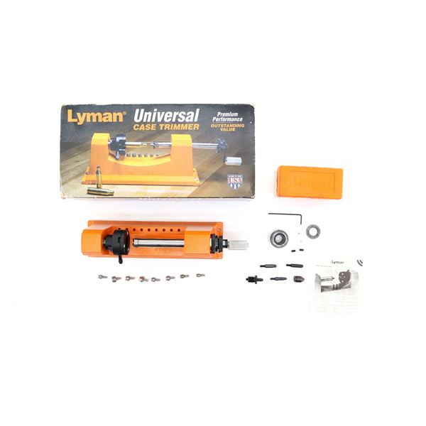LYMAN UNIVERSAL CASE TRIMMER, ETC. LOT