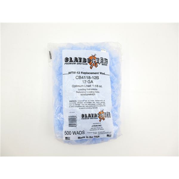 CLAYBUSTER 12 GAUGE PLASTIC WADS LOT