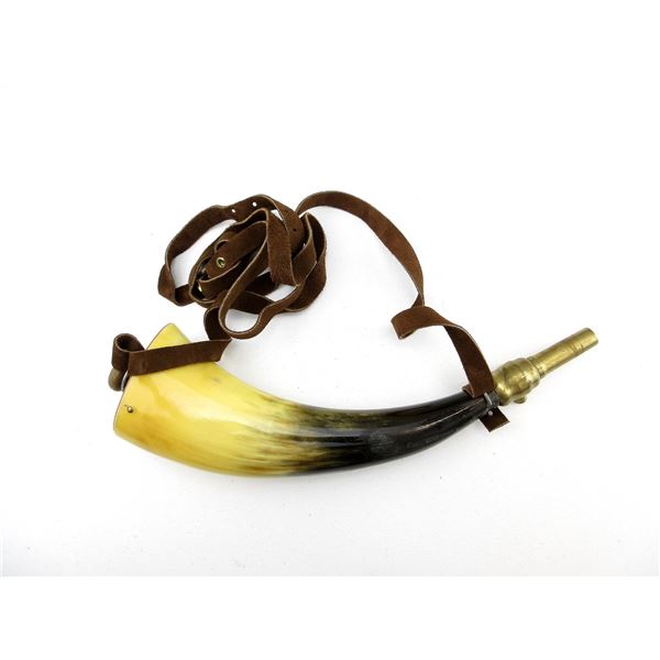 BLACK POWDER HORN
