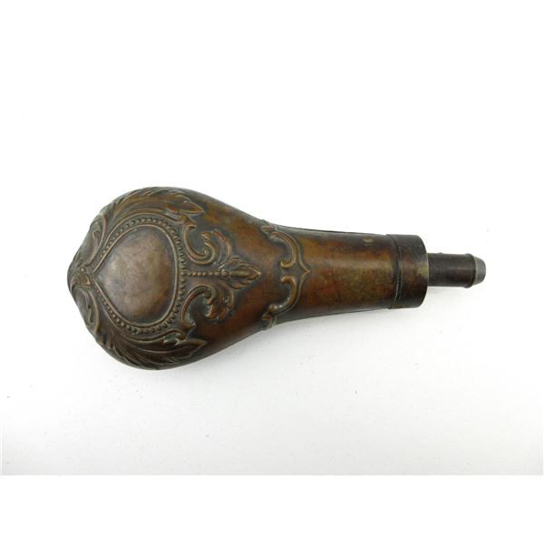 ANTIQUE DIXON & SONS POWDER FLASK