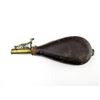 Image 2 : ANTIQUE LEATHER SHOT FLASK