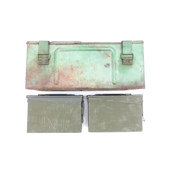 ASSORTED METAL AMMO TIN LOT