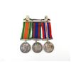 Image 2 : WWII CANADIAN MILITARY MEDALS ON RIBBON BAR LOT