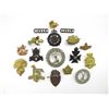 Image 1 : ASSORTED WWI / WWII CANADIAN MILITARY BADGES, ETC. LOT