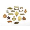 Image 1 : ASSORTED WWI / WWII CANADIAN MILITARY BADGES, ETC. LOT