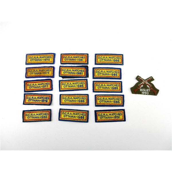 ASSORTED D.C.R.A. / BISLEY SHOOTING BADGES LOT