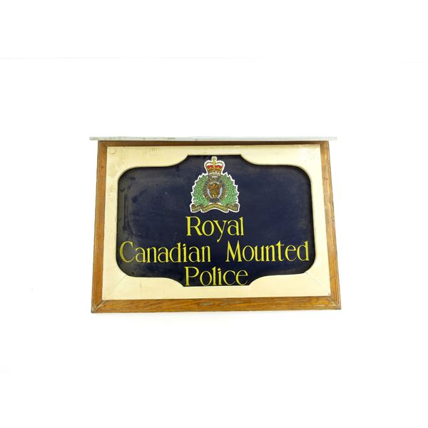 RCMP CREST / LOGO METAL SIGN
