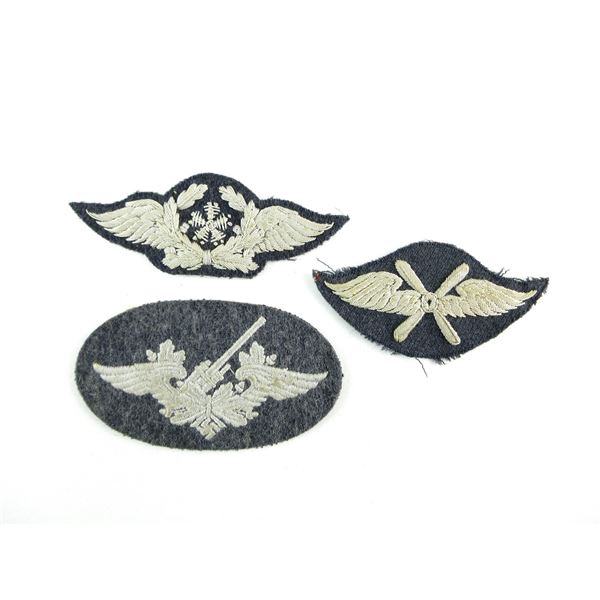 WWII GERMAN LUFTWAFFE BADGE LOT