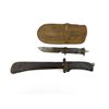 Image 2 : WWII BRITISH FOLDING MACHETE AND U.S. MILITARY KNIFE LOT