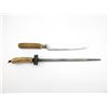 Image 1 : "THE BARON" FIXED BLADE KNIFE AND SHARPENER LOT