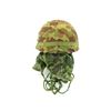 Image 1 : BRITISH / AUSTRIAN MILITARY PARATROOPER HELMET WITH CAMO COVER