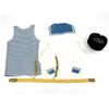 Image 2 : RUSSIAN NAVAL JUMPER, UNDERSHIRT, WINTER HAT & BELT LOT