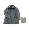 Image 1 : RCMP STORM COAT AND GLOVES LOT