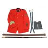 Image 1 : RCMP SCARLET DRESS TUNIC, GLOVES, BELT, ETC. LOT