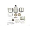 Image 1 : ASSORTED MILITARY CANTEEN CUPS, LIDS, RATIONS, ETC. LOT