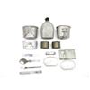 Image 2 : ASSORTED MILITARY CANTEEN CUPS, LIDS, RATIONS, ETC. LOT