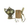 Image 1 : WWI GERMAN MILITARY GAS MASK WITH CANISTER