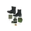 Image 2 : CANADIAN / U.S. MILITARY BOOTS AND FIRST AID KIT LOT