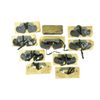 Image 1 : WWII / 1950'S CANADIAN / BRITISH MILITARY EYE GAS SHIELDS AND TIN LOT