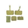 Image 2 : WWII ASSORTED MILITARY P37 WEB POUCH LOT