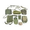 Image 1 : 1950'S ASSORTED MILITARY CANVAS PACKS, POUCHES, BAGS, ETC.