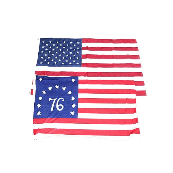ASSORTED U.S. NATIONAL FLAG LOT