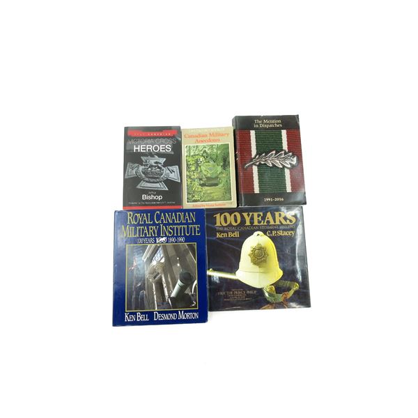 ASSORTED CANADIAN MILITARY BOOK LOT