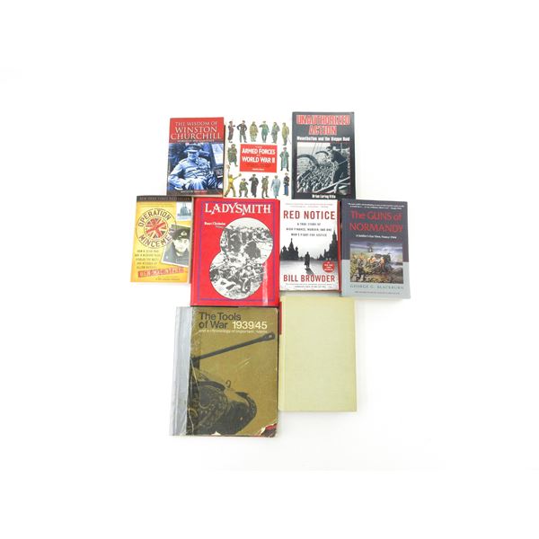 ASSORTED WWII MILITARY BOOK LOT