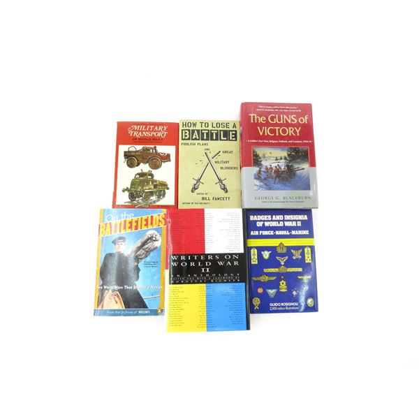 ASSORTED WWII MILITARY BOOK LOT