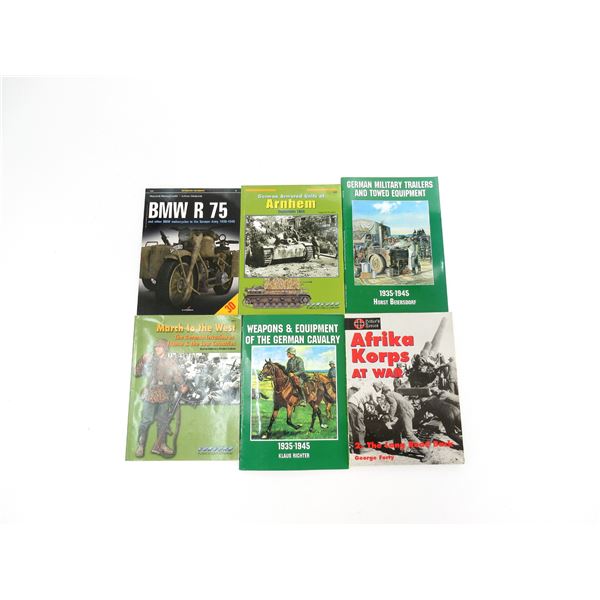 ASSORTED GERMAN MILITARY BOOK LOT