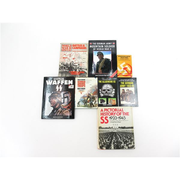 ASSORTED GERMAN MILITARY BOOK LOT