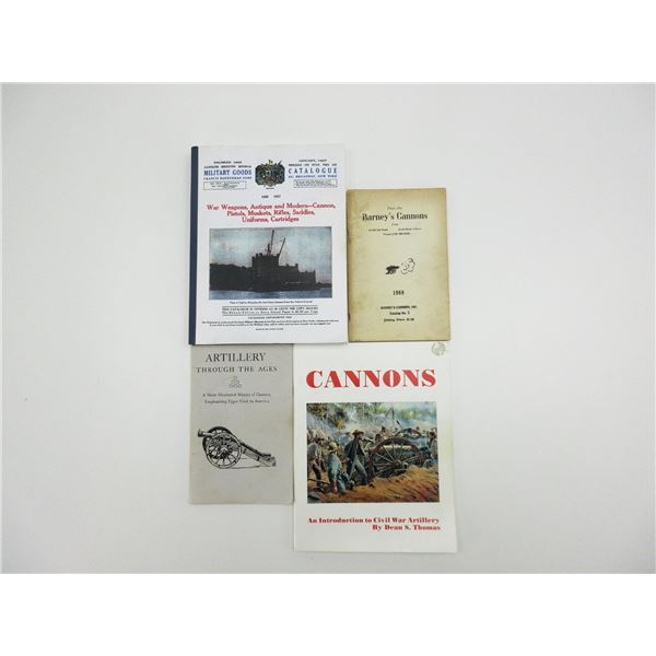 ASSORTED MILITARY CANNON BOOK LOT