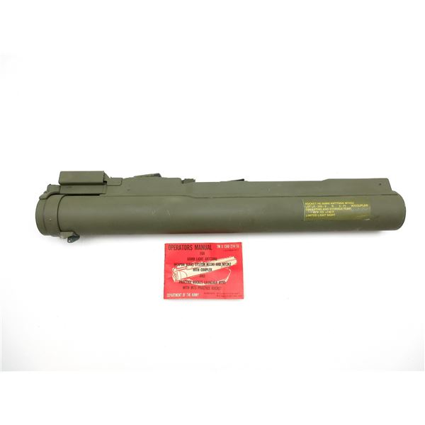 U.S. M72 LAWS ROCKET LAUNCHER INERT