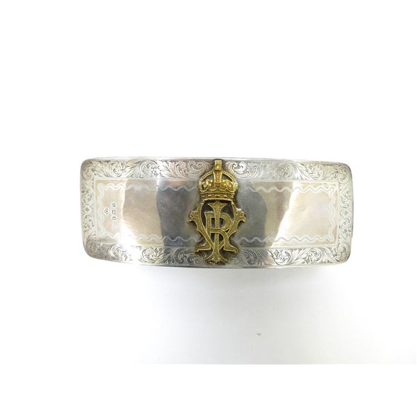 VICTORIAN ERA OFFICER'S SILVER POUCH